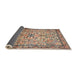 Sideview of Traditional Sienna Brown Persian Rug, tr4034