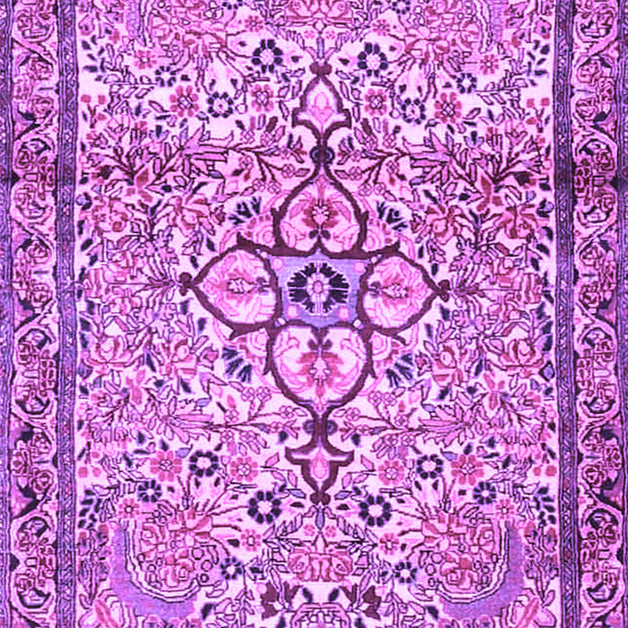 Machine Washable Persian Purple Traditional Area Rugs, wshtr4034pur