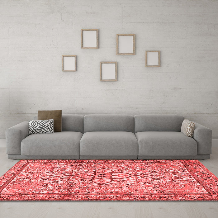 Traditional Red Washable Rugs