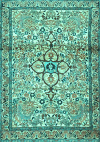 Persian Turquoise Traditional Rug, tr4034turq