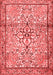 Persian Red Traditional Area Rugs