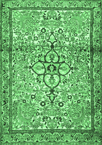 Persian Emerald Green Traditional Rug, tr4034emgrn