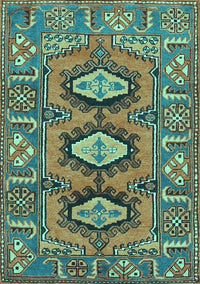 Persian Turquoise Traditional Rug, tr4035turq