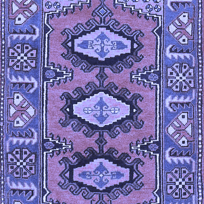 Machine Washable Persian Blue Traditional Rug, wshtr4035blu