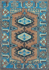 Persian Light Blue Traditional Rug, tr4035lblu