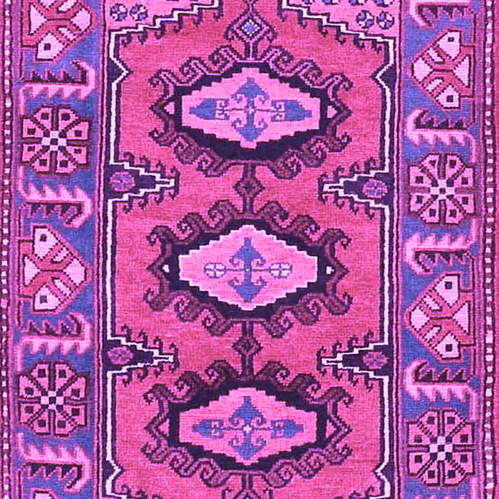 Machine Washable Persian Purple Traditional Area Rugs, wshtr4035pur