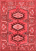 Persian Red Traditional Area Rugs