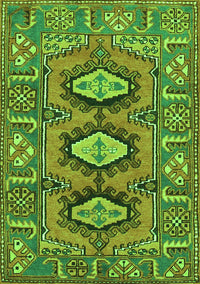 Persian Green Traditional Rug, tr4035grn