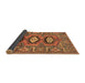 Sideview of Persian Brown Traditional Rug, tr4035brn