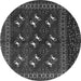 Square Persian Gray Traditional Rug, tr4036gry