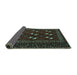 Sideview of Persian Turquoise Traditional Rug, tr4036turq
