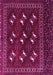 Machine Washable Persian Pink Traditional Rug, wshtr4036pnk