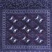 Square Persian Blue Traditional Rug, tr4036blu