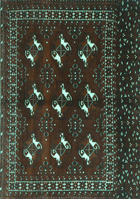 Persian Turquoise Traditional Rug, tr4036turq