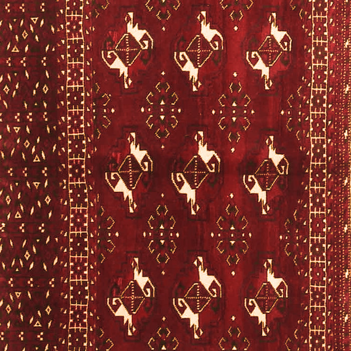 Serging Thickness of Machine Washable Persian Orange Traditional Area Rugs, wshtr4036org