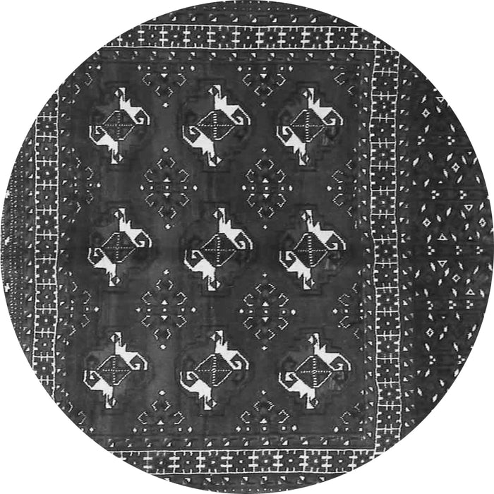 Machine Washable Persian Gray Traditional Rug, wshtr4036gry