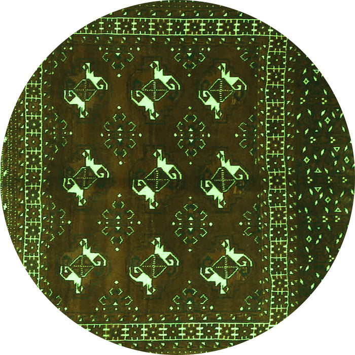 Machine Washable Persian Green Traditional Area Rugs, wshtr4036grn