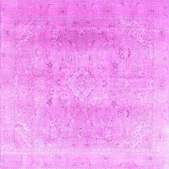 Square Persian Purple Traditional Rug, tr4037pur