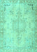 Persian Turquoise Traditional Rug, tr4038turq