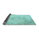 Sideview of Persian Light Blue Traditional Rug, tr4038lblu