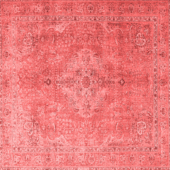 Machine Washable Persian Red Traditional Rug, wshtr4039red