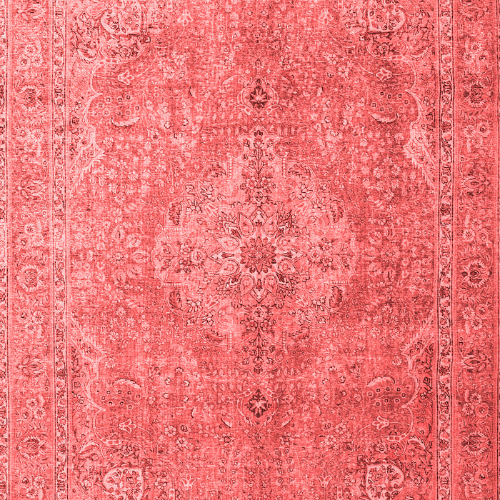 Machine Washable Persian Red Traditional Rug, wshtr4039red