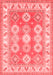 Geometric Red Traditional Area Rugs