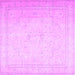 Square Persian Purple Traditional Rug, tr4040pur