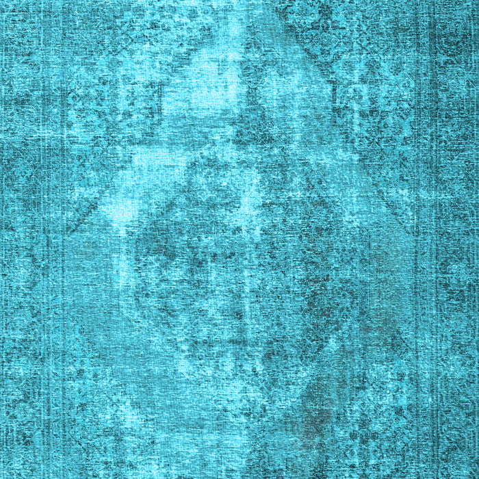 Machine Washable Persian Light Blue Traditional Rug, wshtr4041lblu