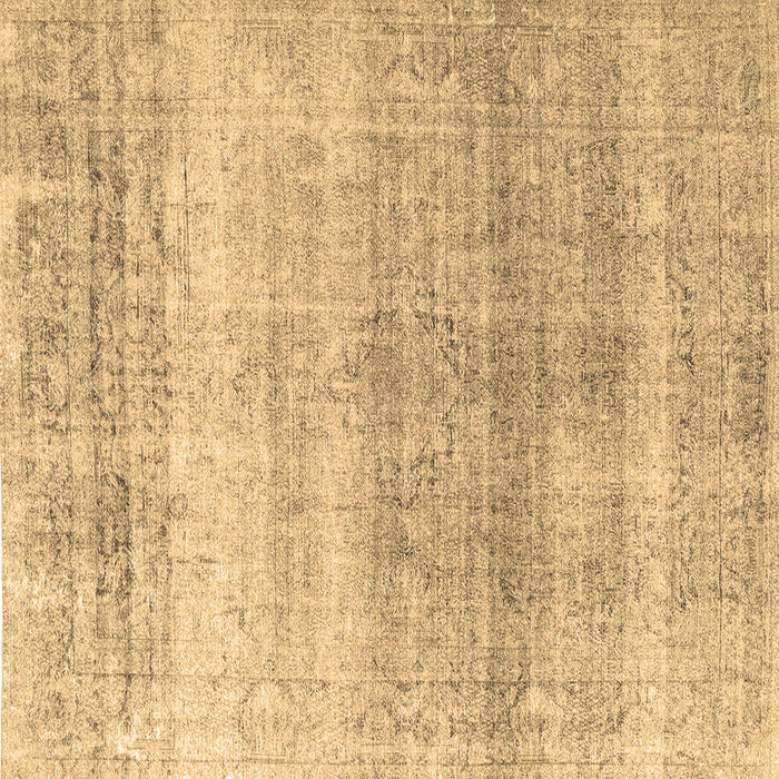 Square Persian Brown Traditional Rug, tr4042brn