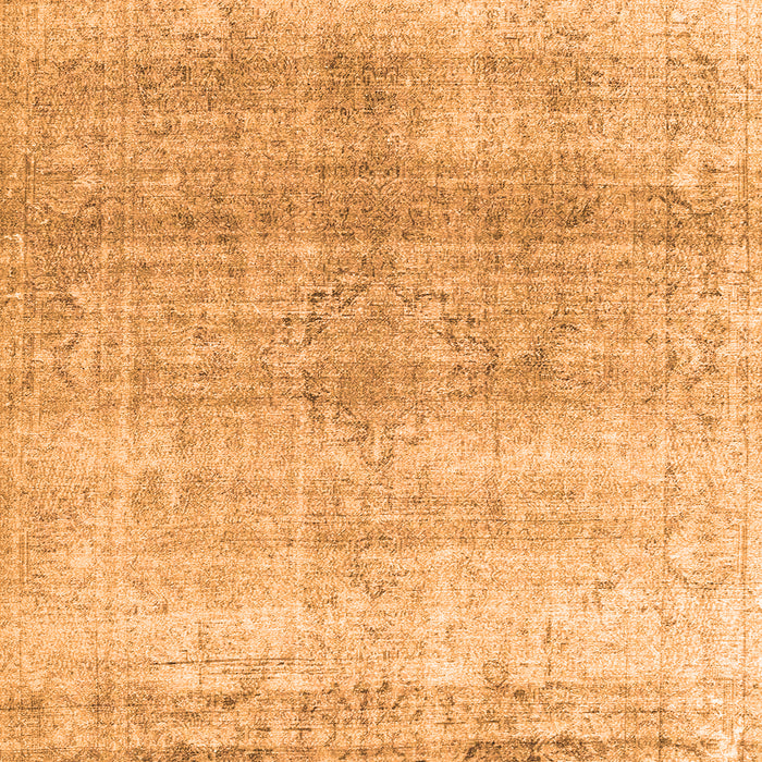 Serging Thickness of Machine Washable Persian Orange Traditional Area Rugs, wshtr4042org