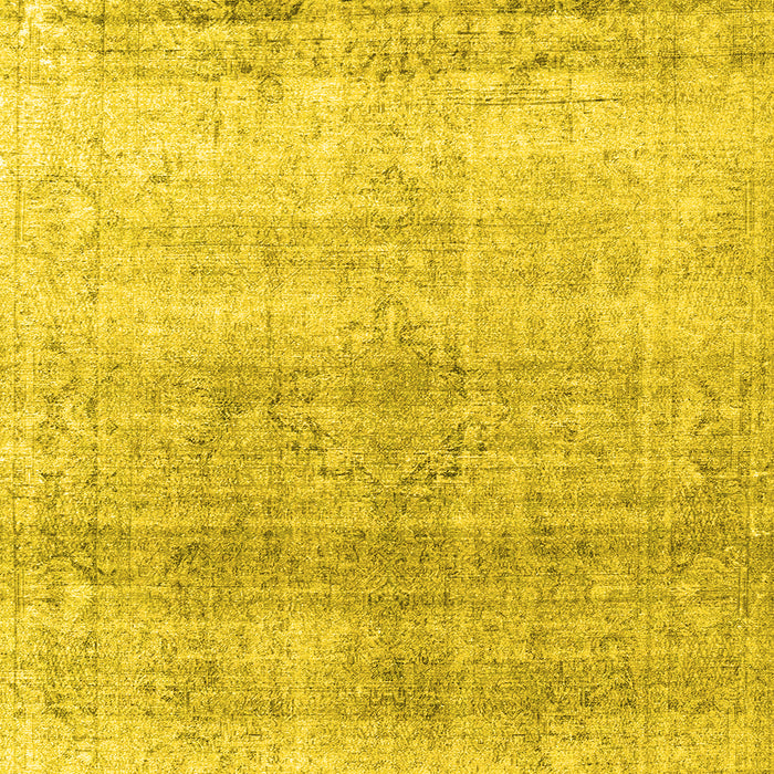 Machine Washable Persian Yellow Traditional Rug, wshtr4042yw