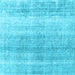 Square Machine Washable Persian Light Blue Traditional Rug, wshtr4042lblu
