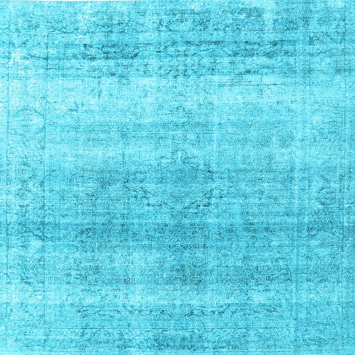 Square Persian Light Blue Traditional Rug, tr4042lblu