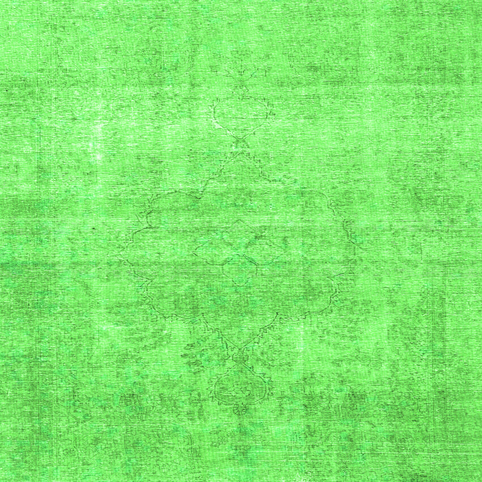 Serging Thickness of Persian Green Traditional Rug, tr4043grn