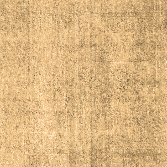 Square Persian Brown Traditional Rug, tr4043brn