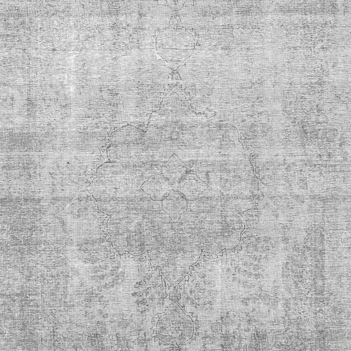 Serging Thickness of Machine Washable Persian Gray Traditional Rug, wshtr4043gry