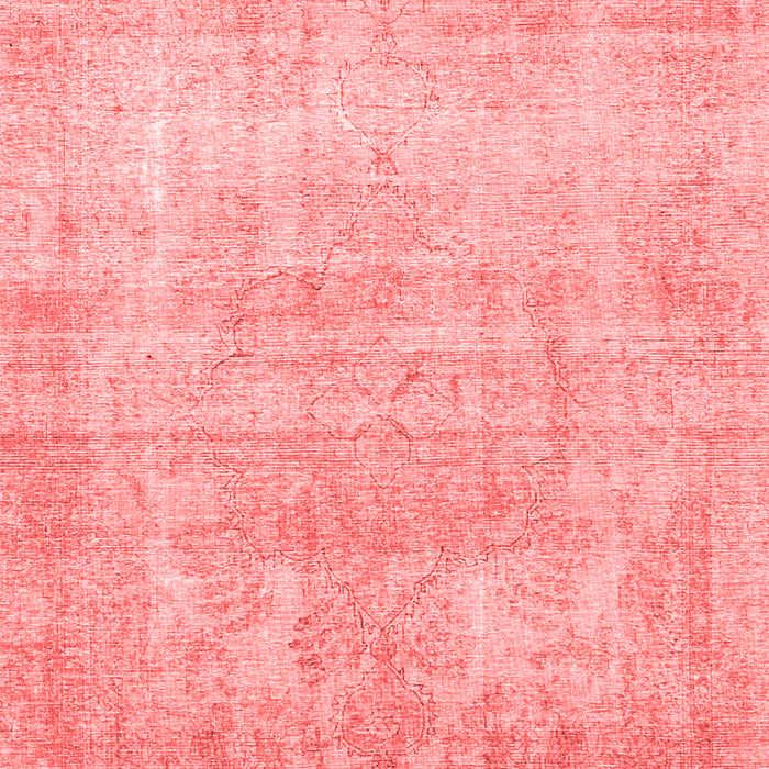 Machine Washable Persian Red Traditional Rug, wshtr4043red