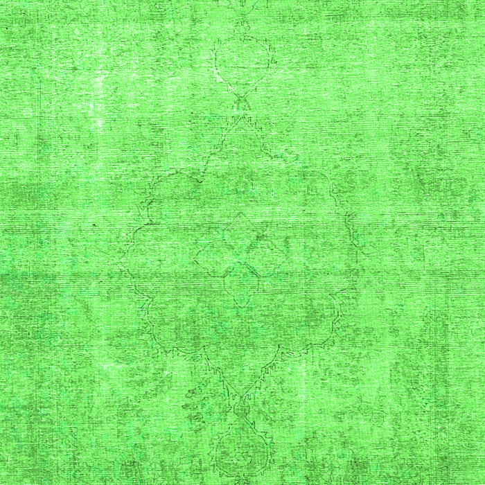 Serging Thickness of Machine Washable Persian Green Traditional Area Rugs, wshtr4043grn