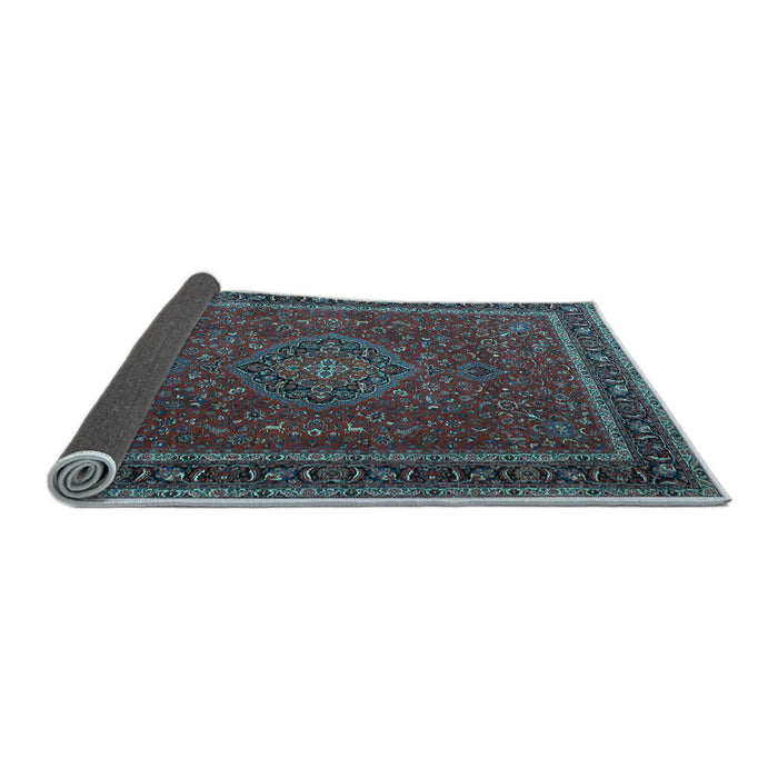 Sideview of Persian Light Blue Traditional Rug, tr4044lblu