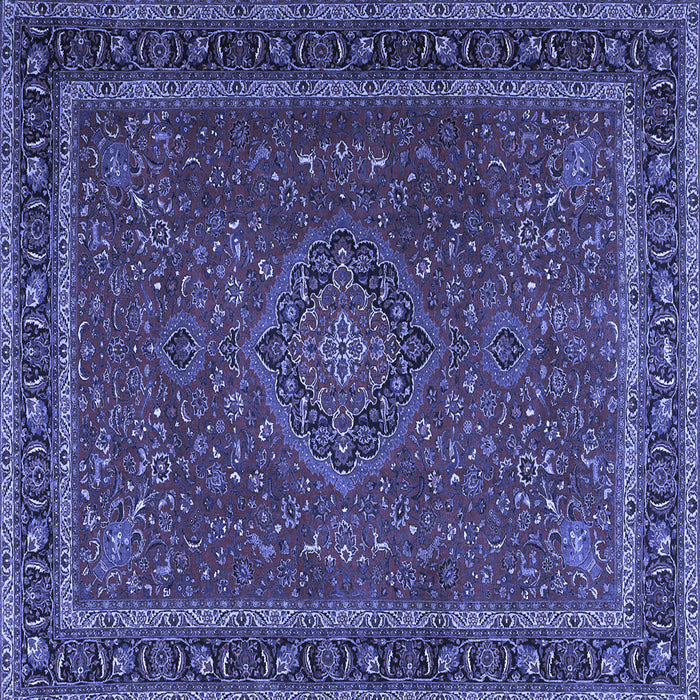 Square Persian Blue Traditional Rug, tr4044blu