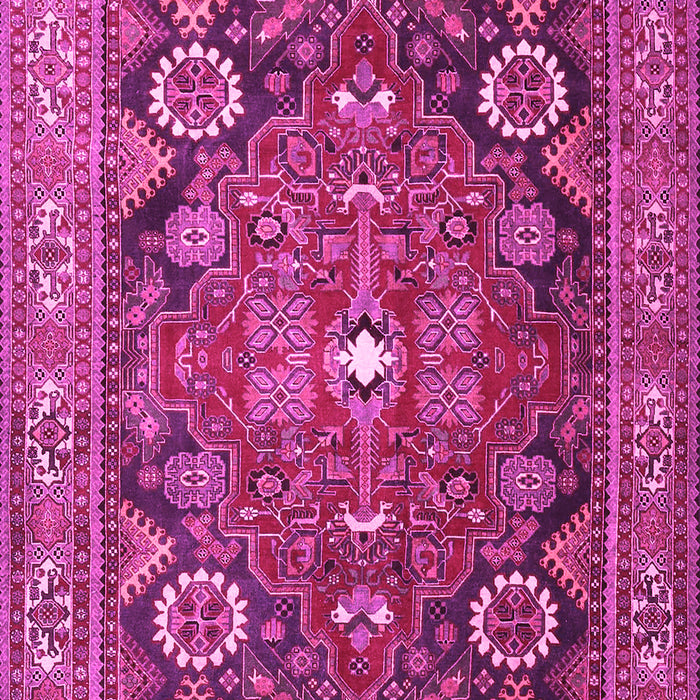 Machine Washable Persian Pink Traditional Rug, wshtr4045pnk