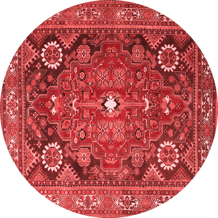 Machine Washable Persian Red Traditional Rug, wshtr4045red