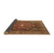 Sideview of Persian Brown Traditional Rug, tr4045brn