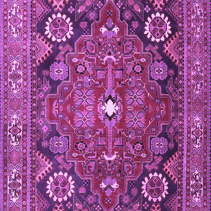 Machine Washable Persian Purple Traditional Area Rugs, wshtr4045pur