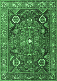 Persian Emerald Green Traditional Rug, tr4045emgrn