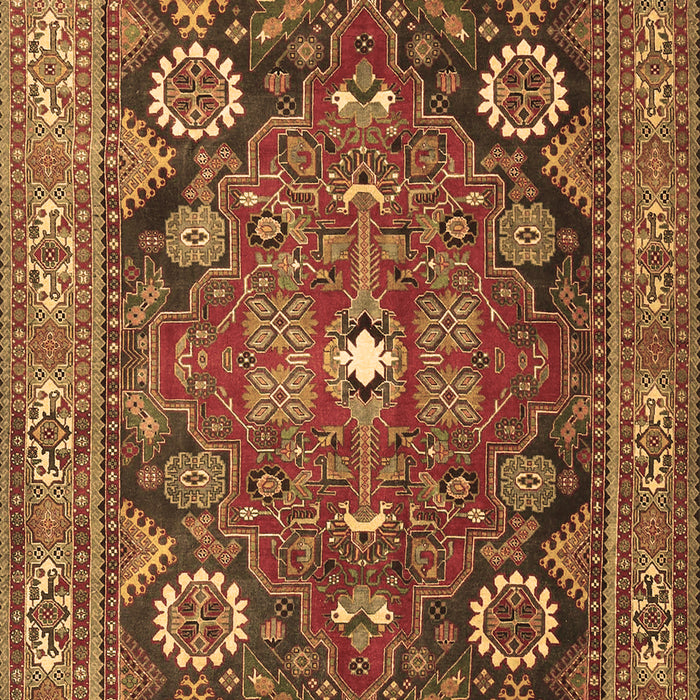 Machine Washable Persian Brown Traditional Rug, wshtr4045brn