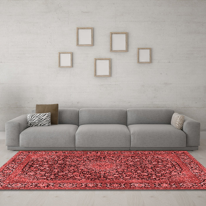 Traditional Red Washable Rugs