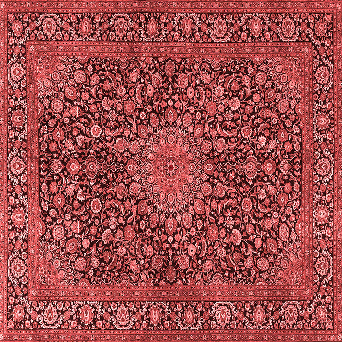 Machine Washable Persian Red Traditional Rug, wshtr4046red