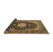 Sideview of Medallion Brown Traditional Rug, tr4047brn